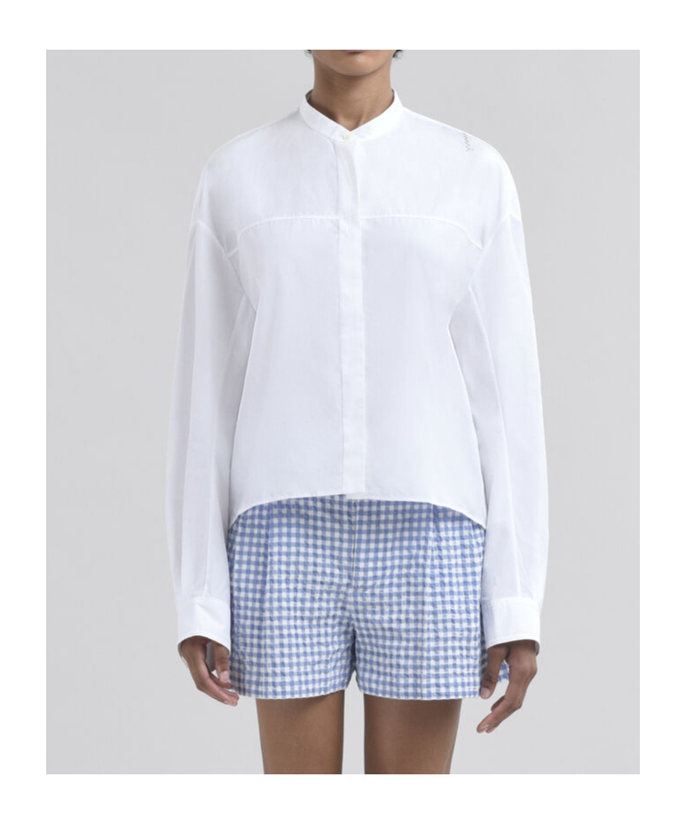 Marni Cotton Shirt In Lily White
