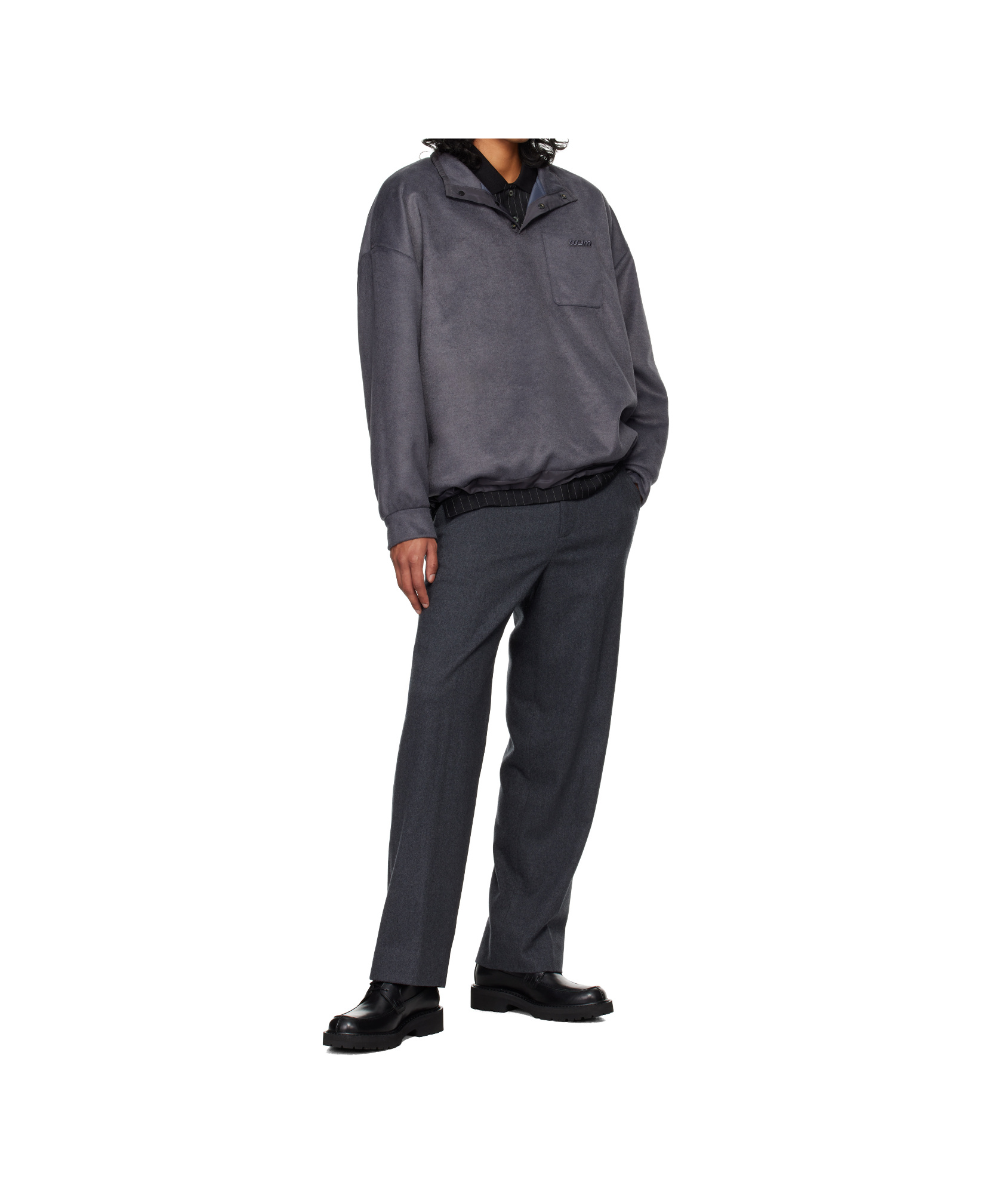 Wooyoungmi Long-sleeved Sweater In Black