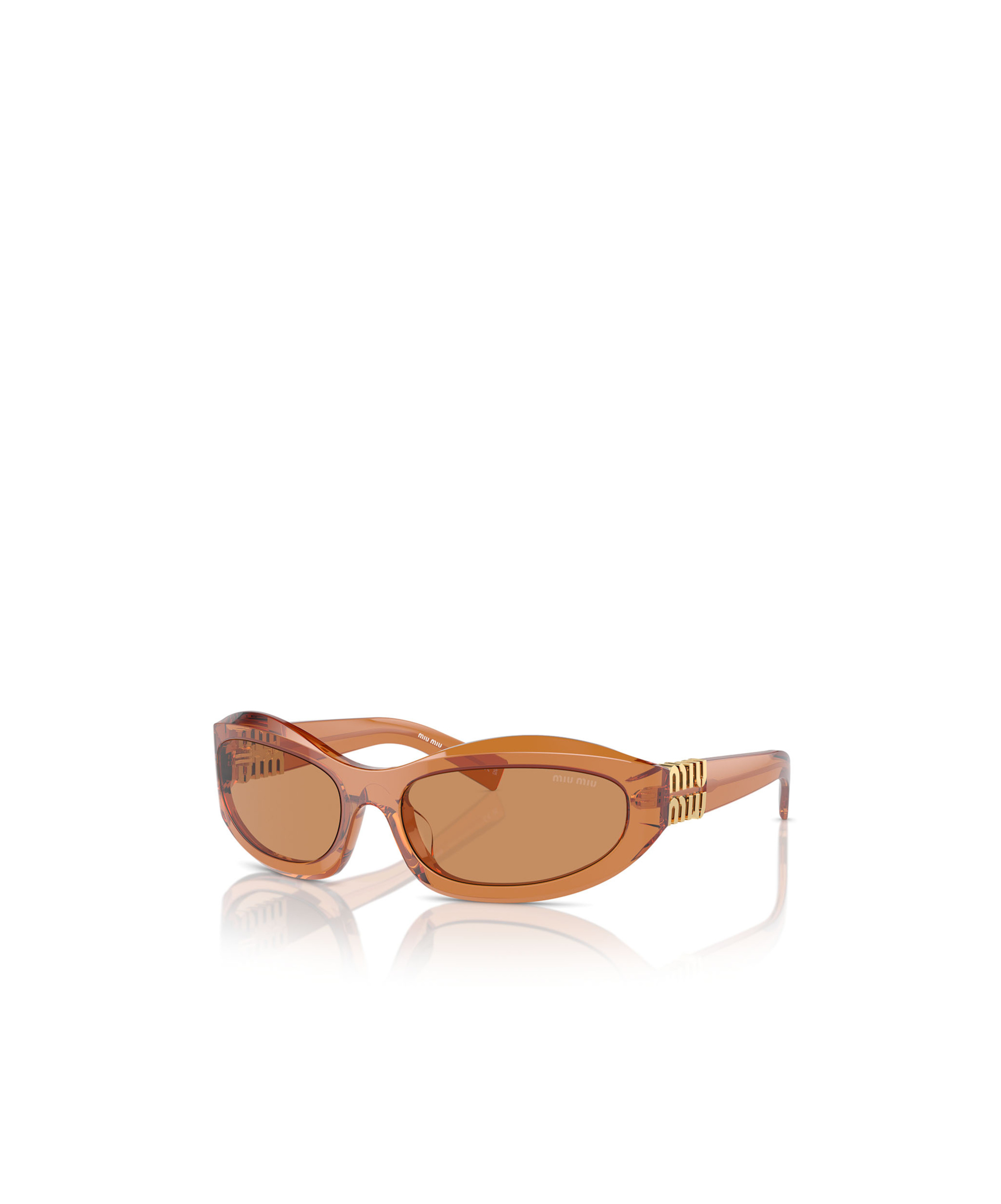 Miu Miu Full Frame Sunglasses In Nude