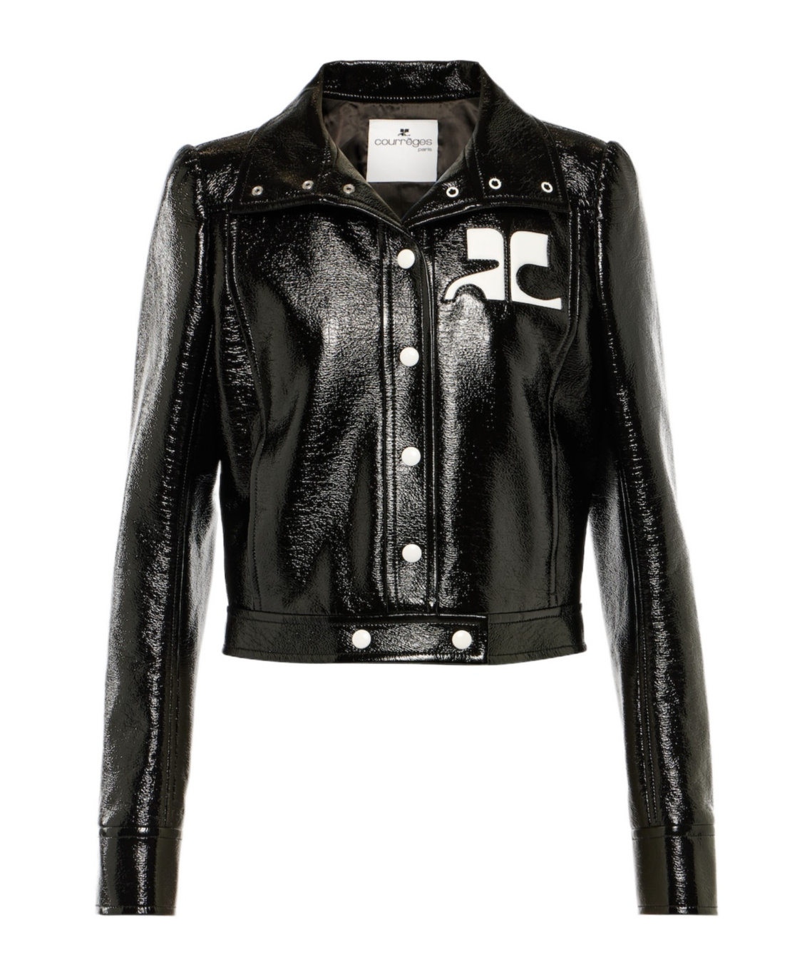 COURRÈGES REEDITION CROPPED VINYL JACKET