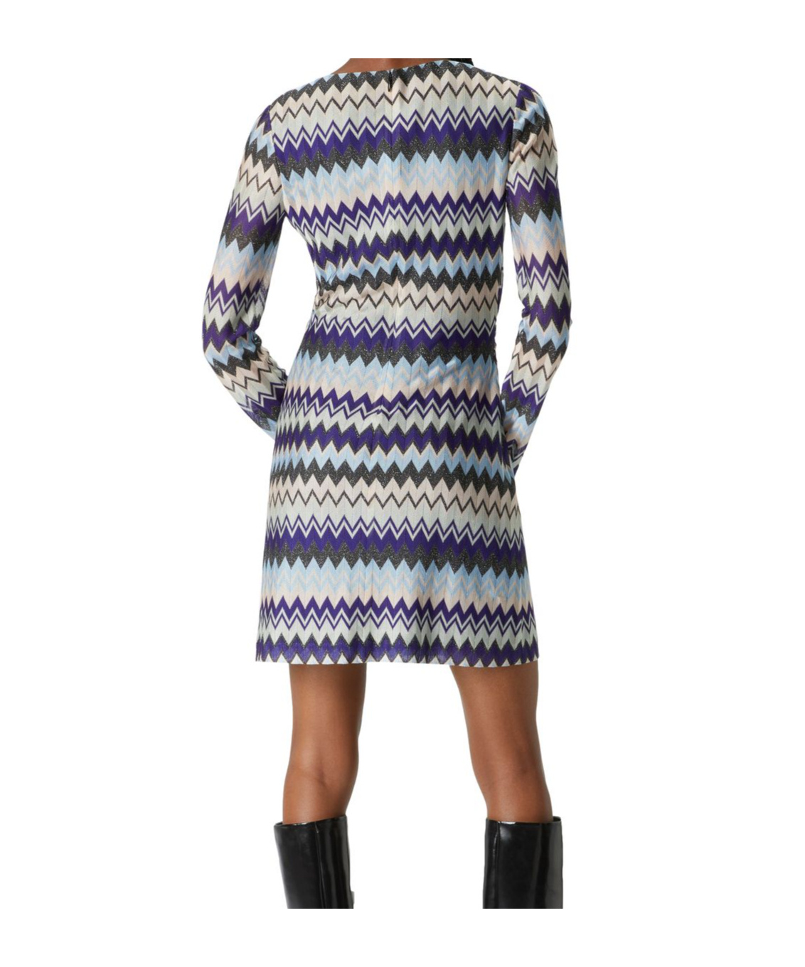 Missoni Long Sleeve Dress In Gray
