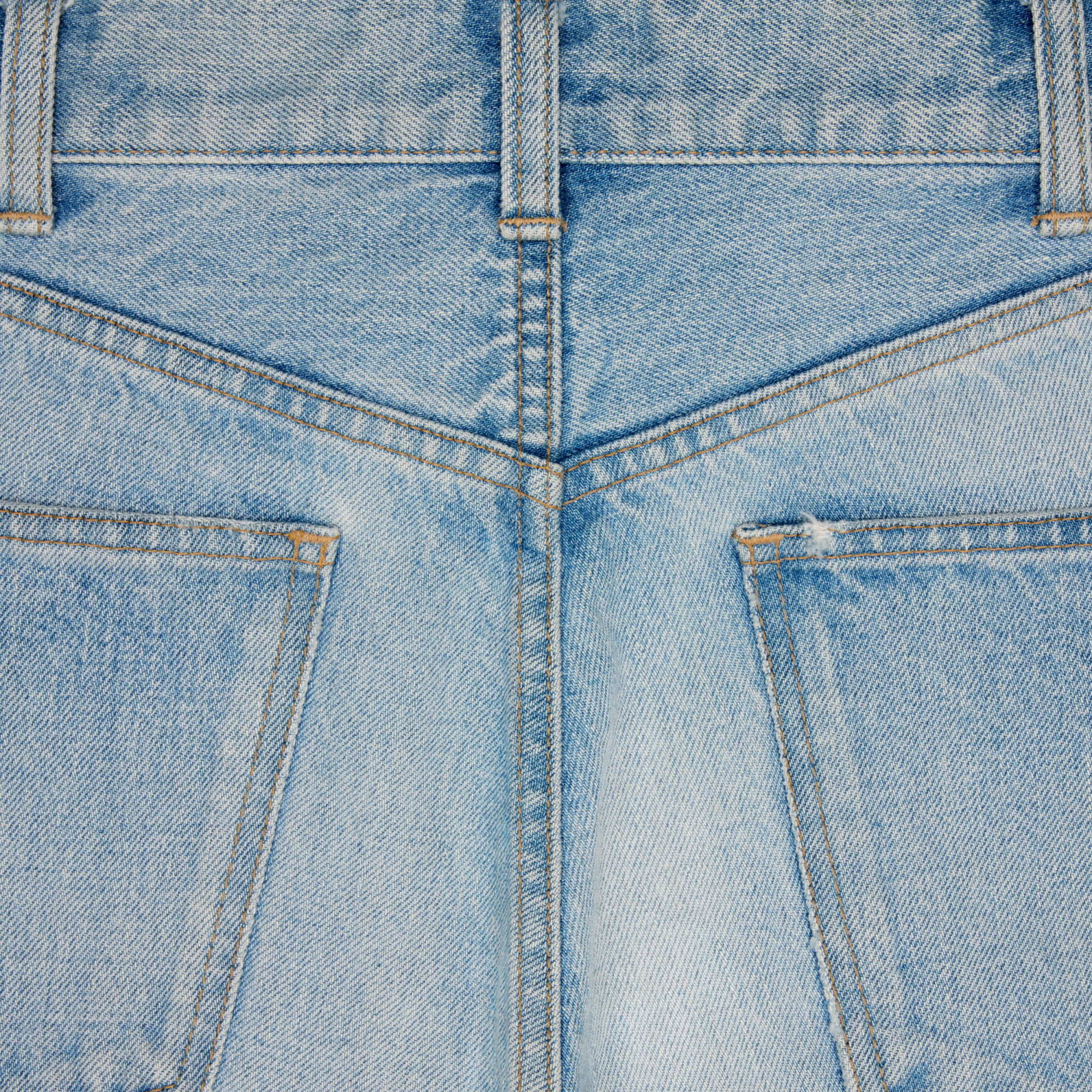 Celine Belt-loop Jeans In Blue