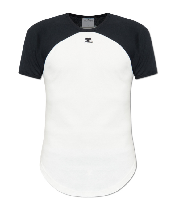 Courrèges Short-sleeved T-shirt In White