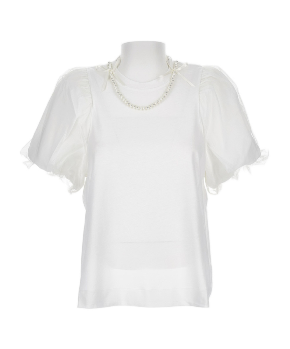 Simone Rocha Short-sleeved T-shirt In White