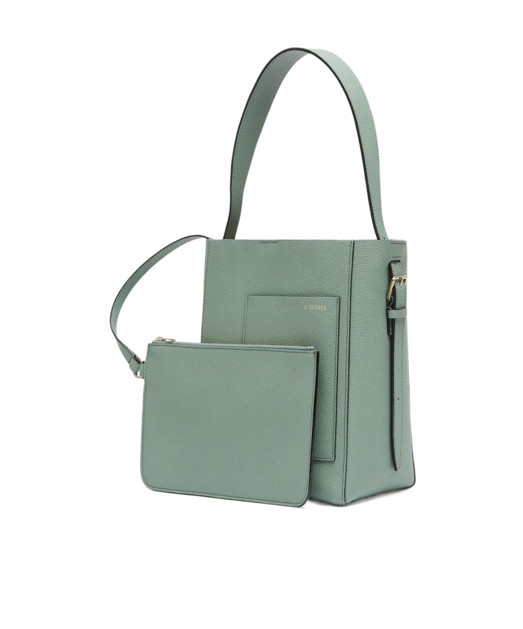 VALEXTRA VALEXTRA OPEN TOP MINI BUCKET BAG