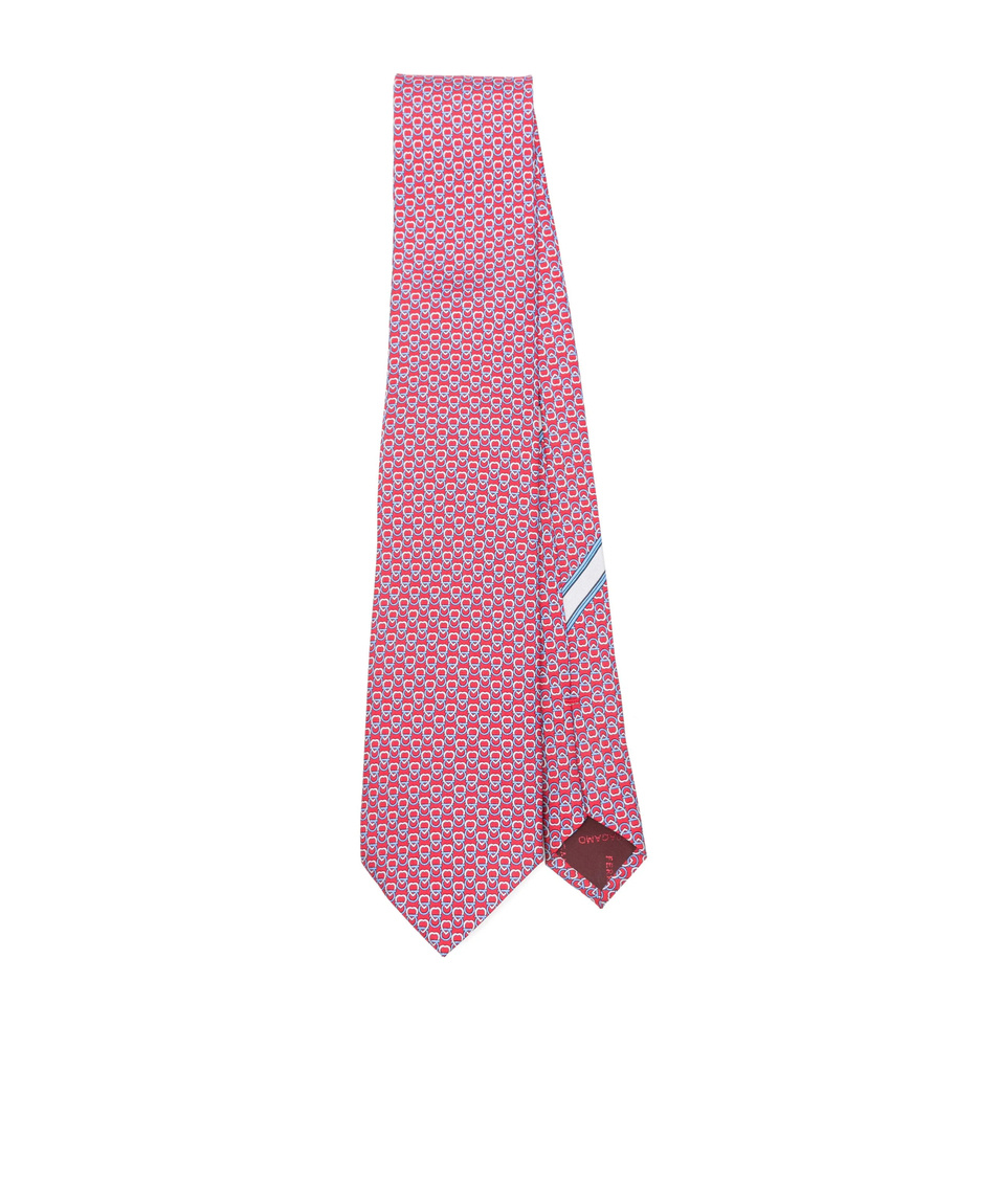 Ferragamo Geometric-print Silk Tie