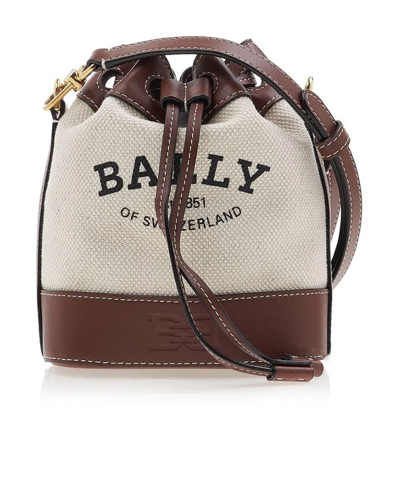Shop Bally Logo Shoulder Bag In Multicolor