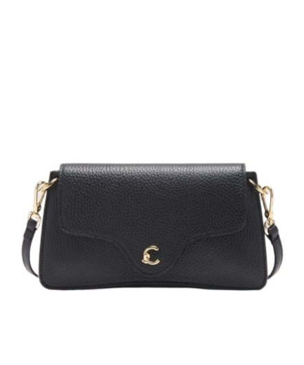 Coccinelle Flip Shoulder Bag In Black