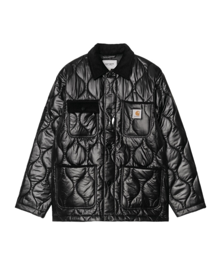 Carhartt Black Oscar Chore Liner Jacket In Black