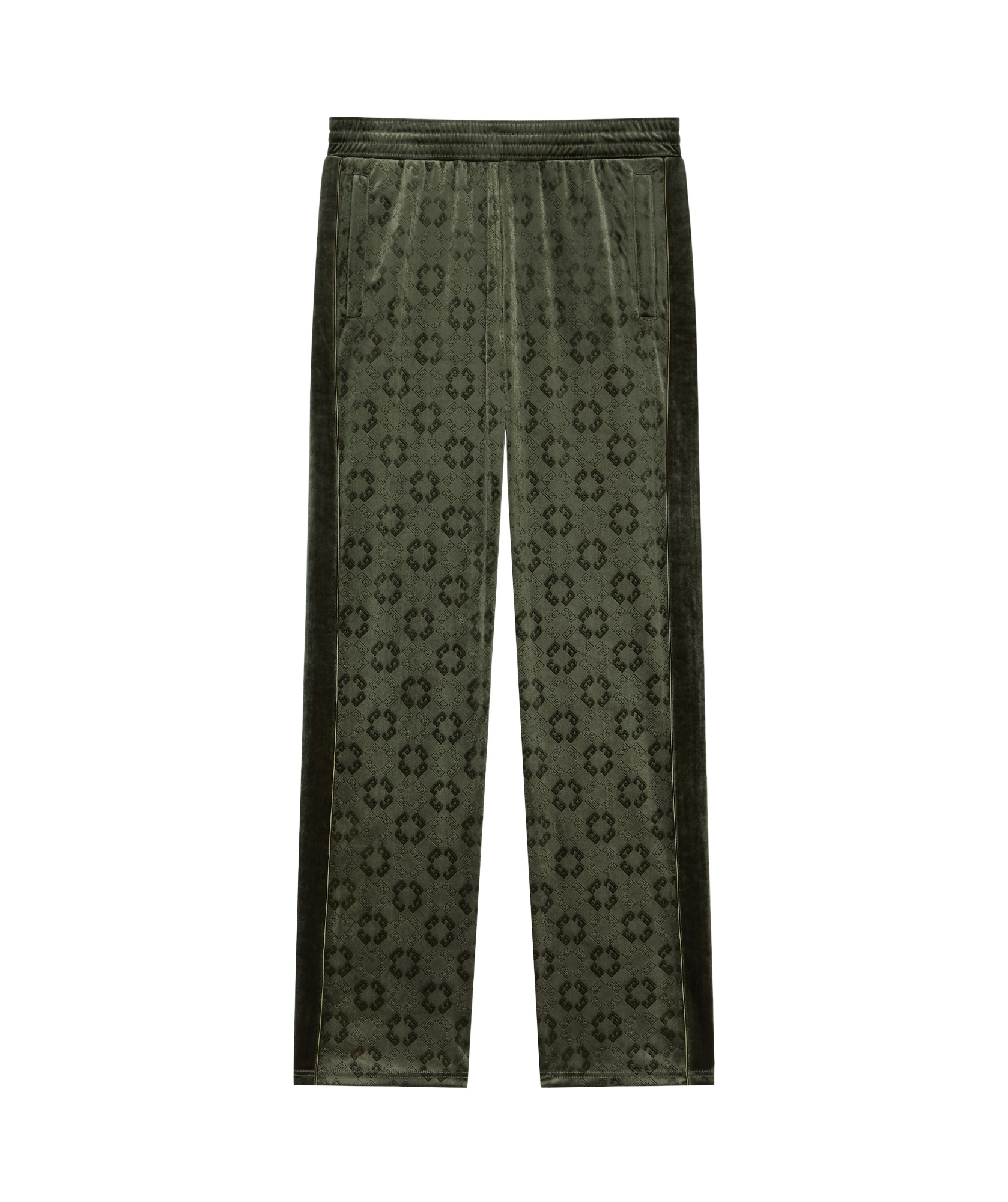 Givenchy Pantalon De Jogging En Velours Monogramme 72 In Black