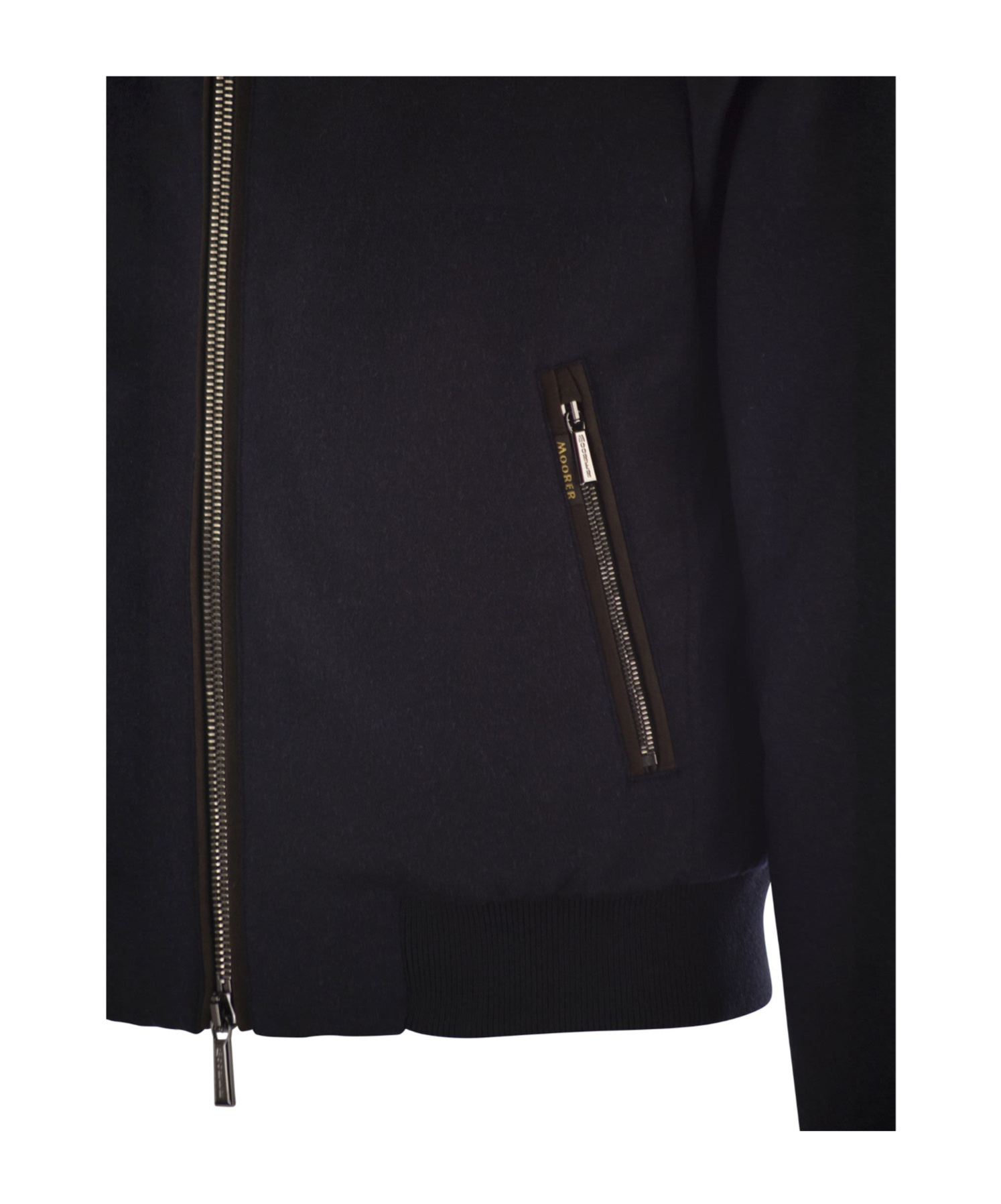 Moorer Long-sleeved Down Jacket In Blue