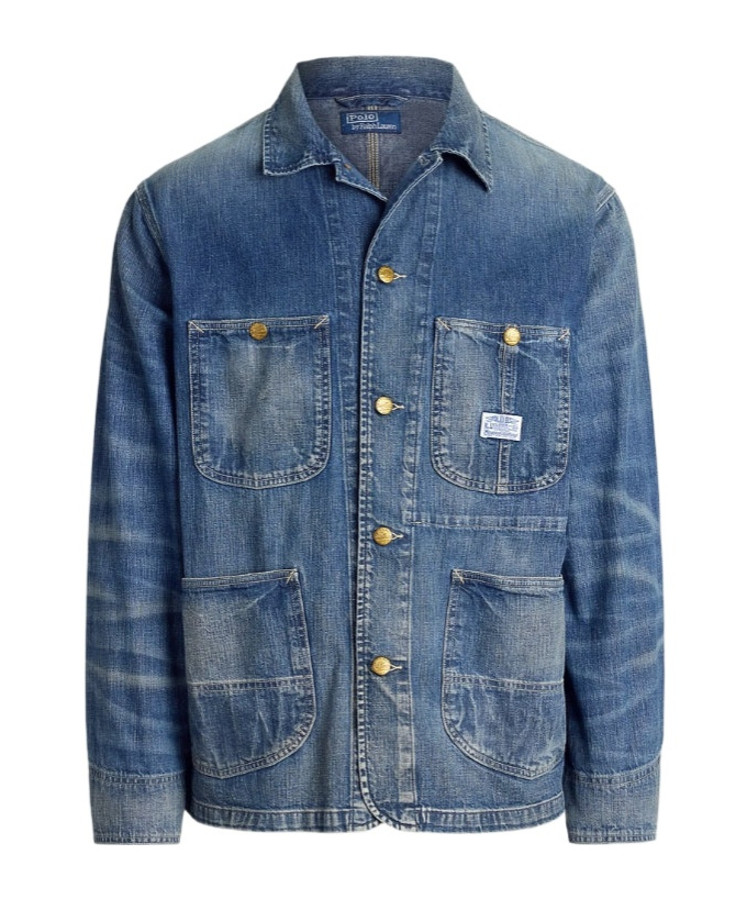 Polo Ralph Lauren Denim Utility Jacket In Blue