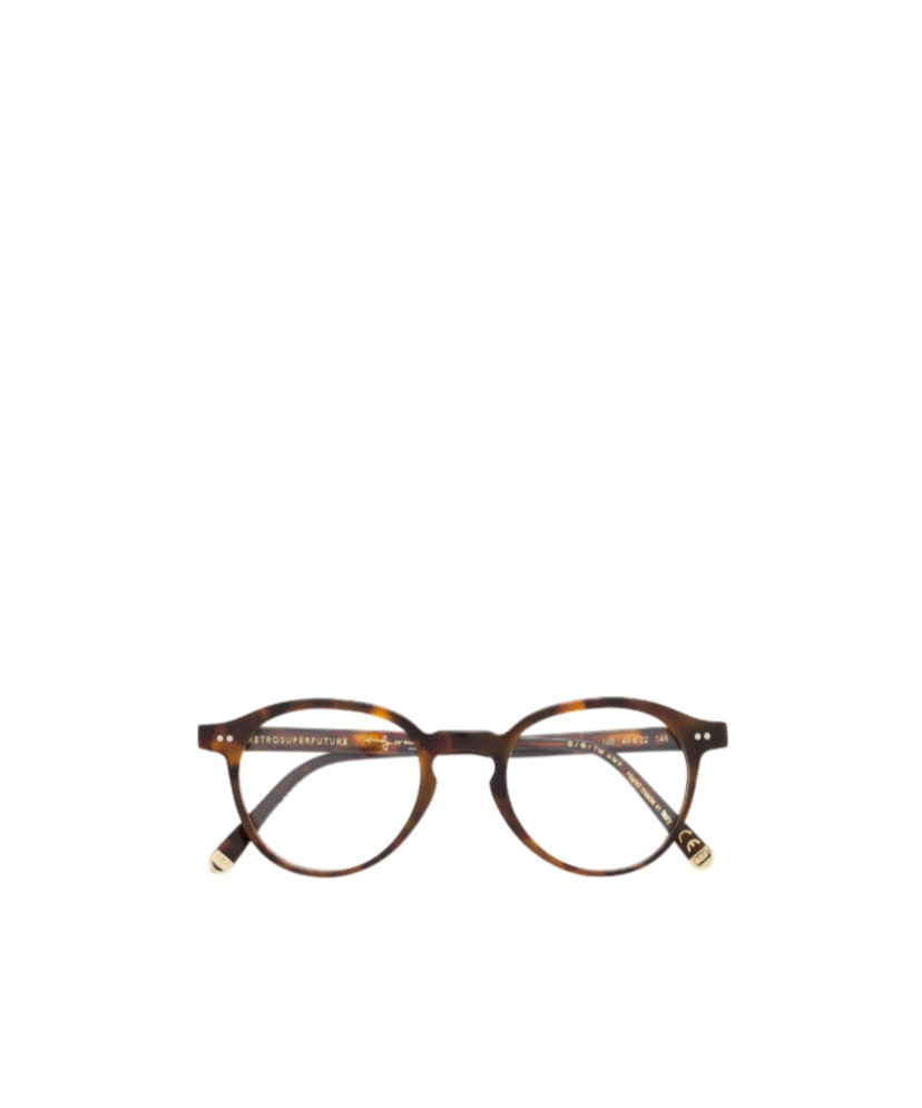 Retrosuperfuture Geometric Frame Plain Mirror In Brown