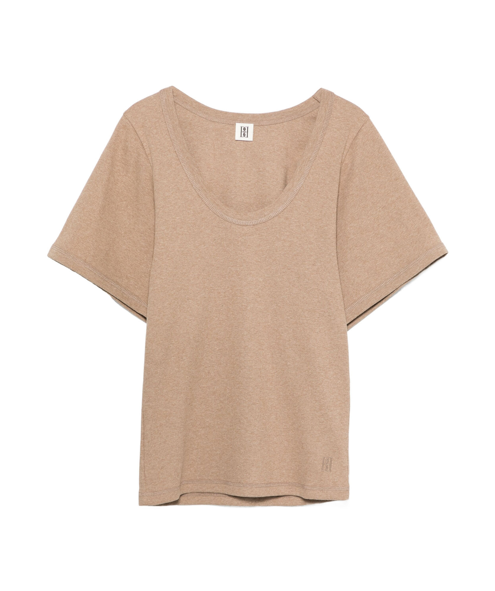 By Malene Birger Lunai T-shirt In Nude
