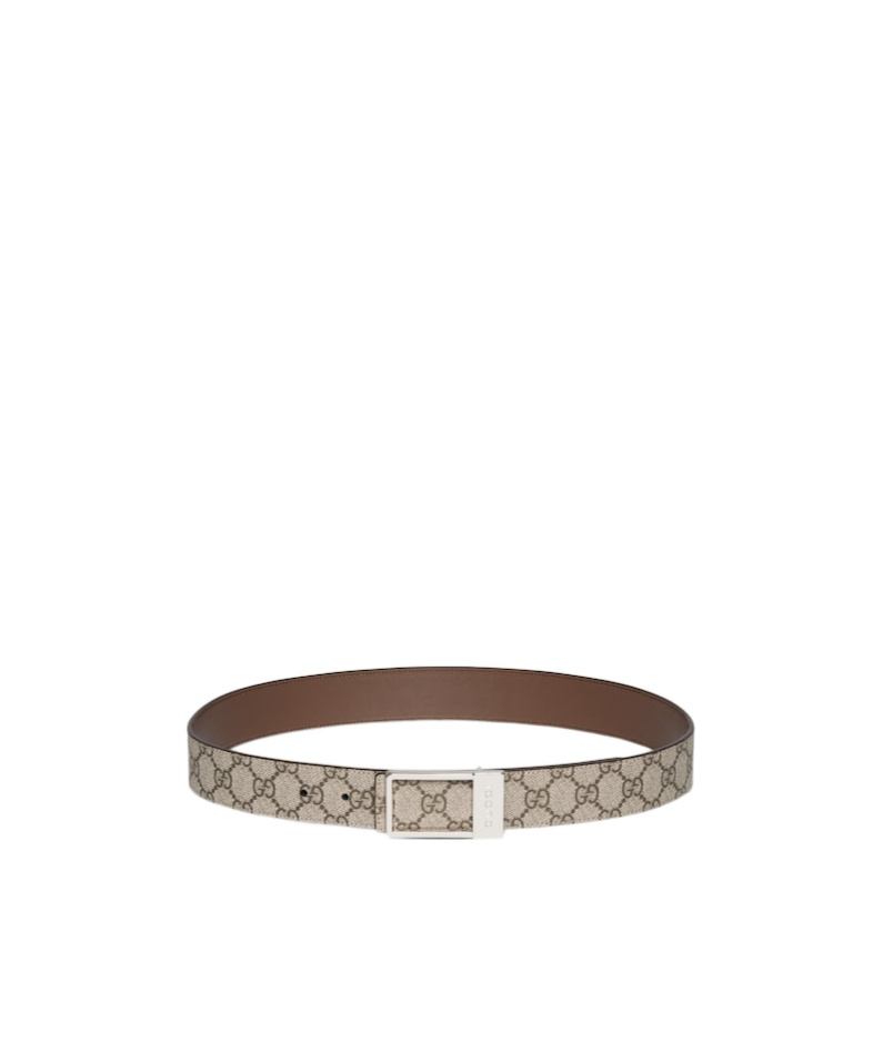Gucci Reversible Belt With Rectangular Buckle