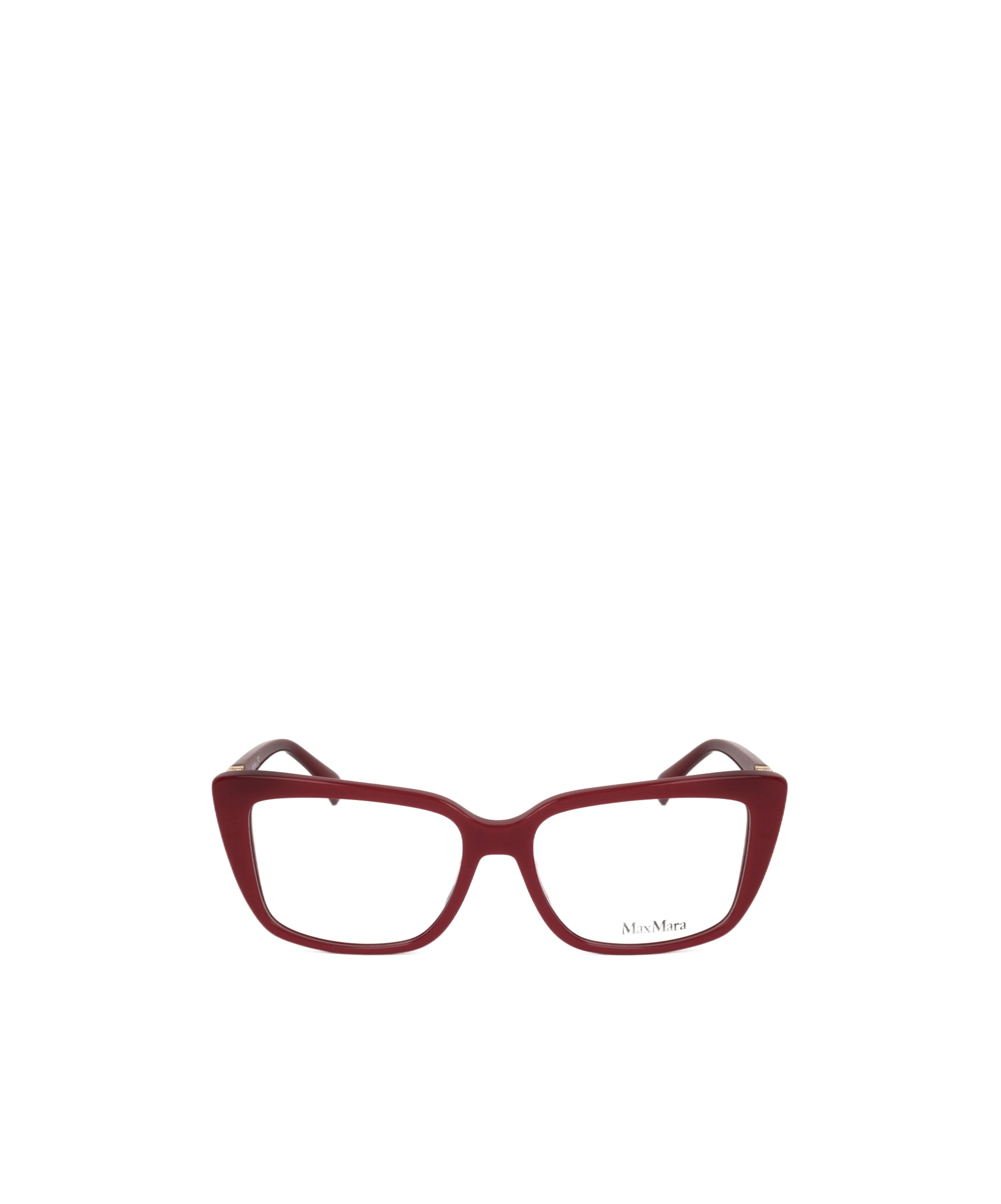 Max Mara Logo Flat Mirror In Red