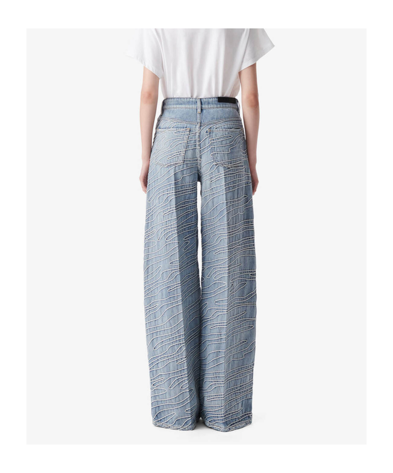 Iro Jeans With Belt Loops In Blue