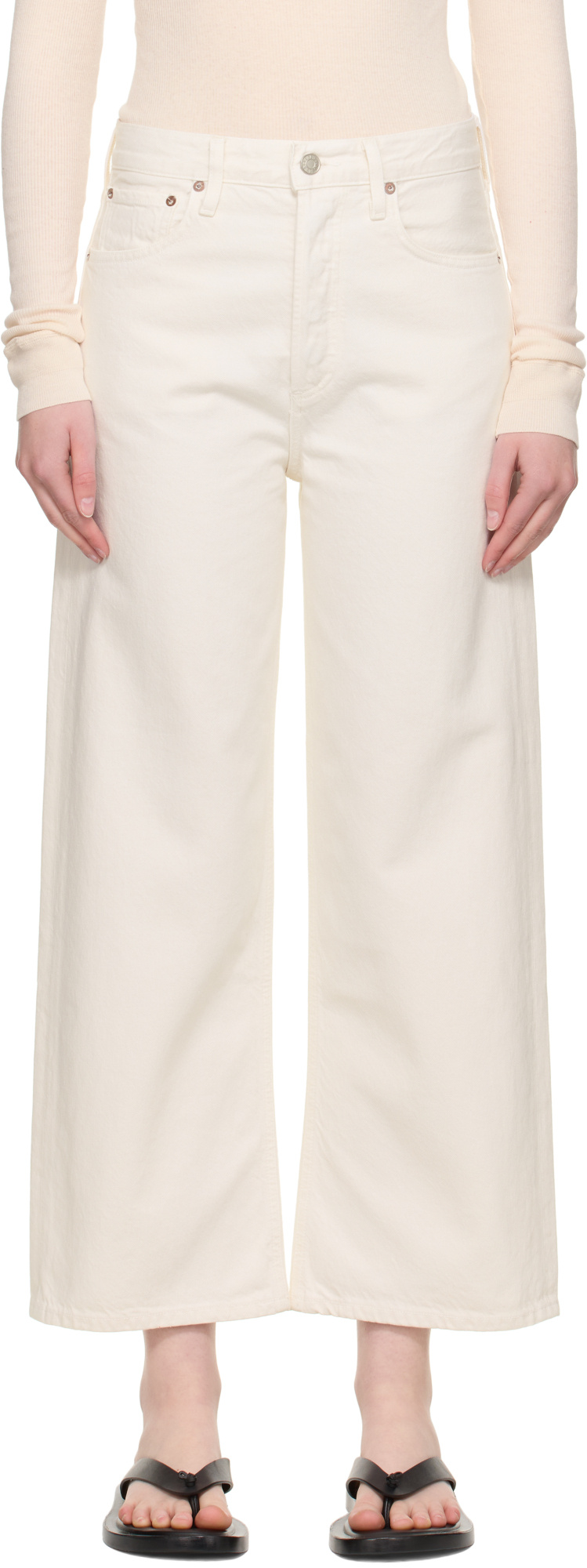 Agolde Jeans With Belt Loops