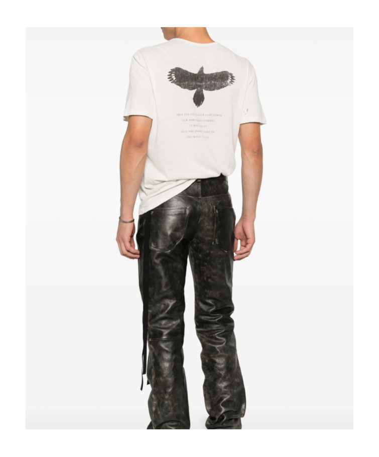 Ann Demeulemeester Short-sleeved T-shirt In White