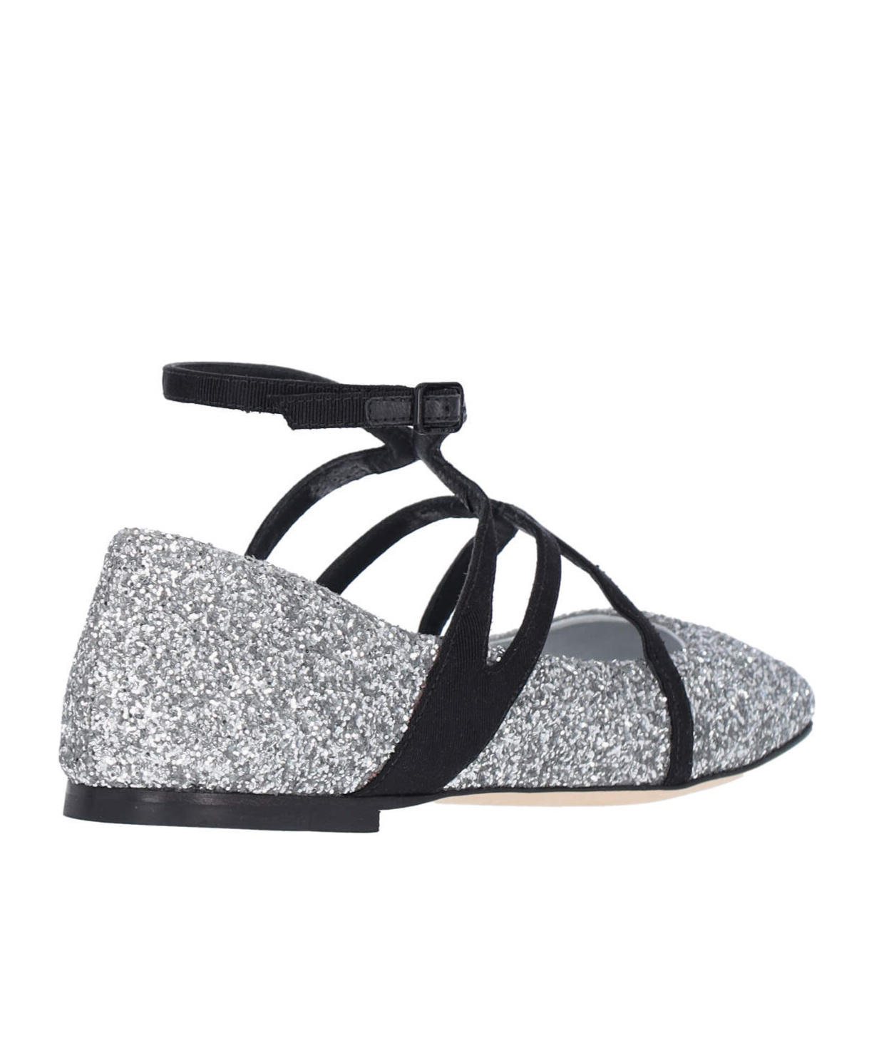 Shop Jimmy Choo Astoria Ballet Flats In Gray