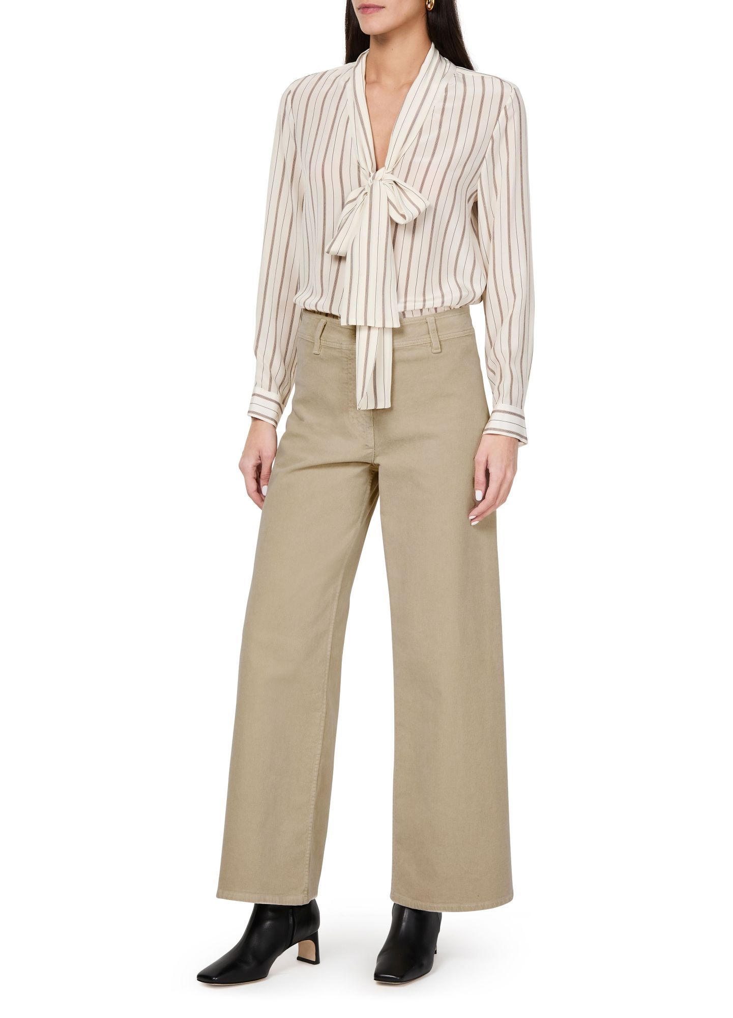 Nili Lotan Megan Belt Loop Track Pants