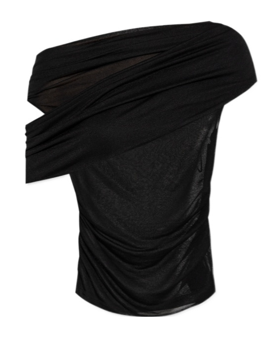 Blumarine Pendant Coat In Black