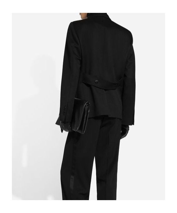 DOLCE & GABBANA DOLCE  GABBANA DOUBLE-BREASTED SATIN JACKET