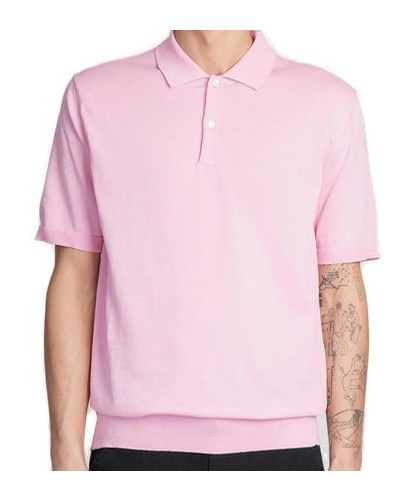 Comme Des Garçons Polo Shirt Comme Des Garcons Men Color Pink