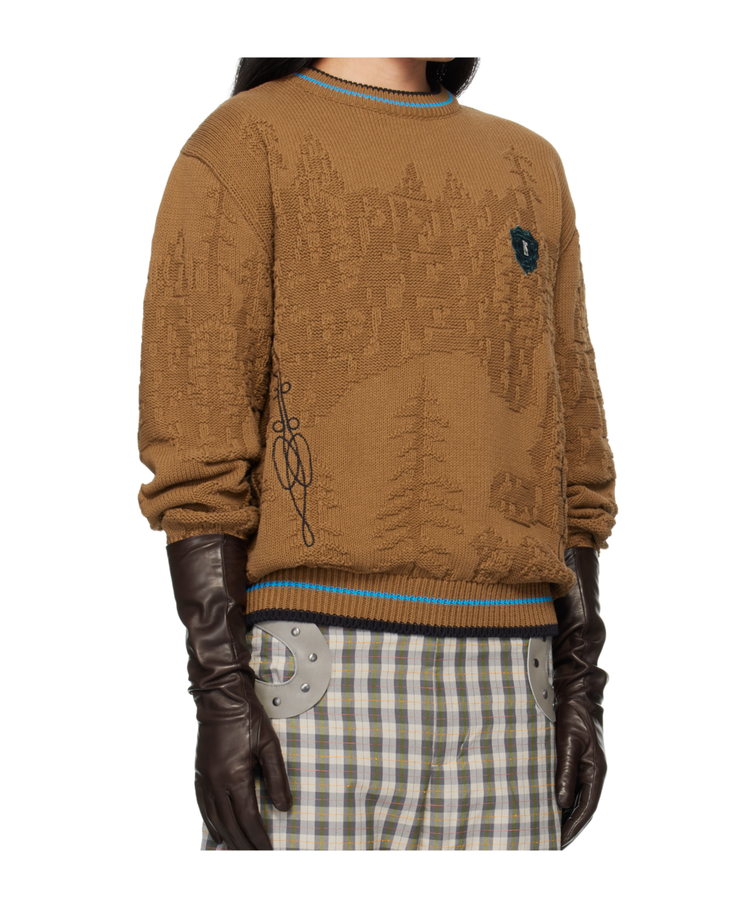Kiko Kostadinov Fitz Sweater In Brown