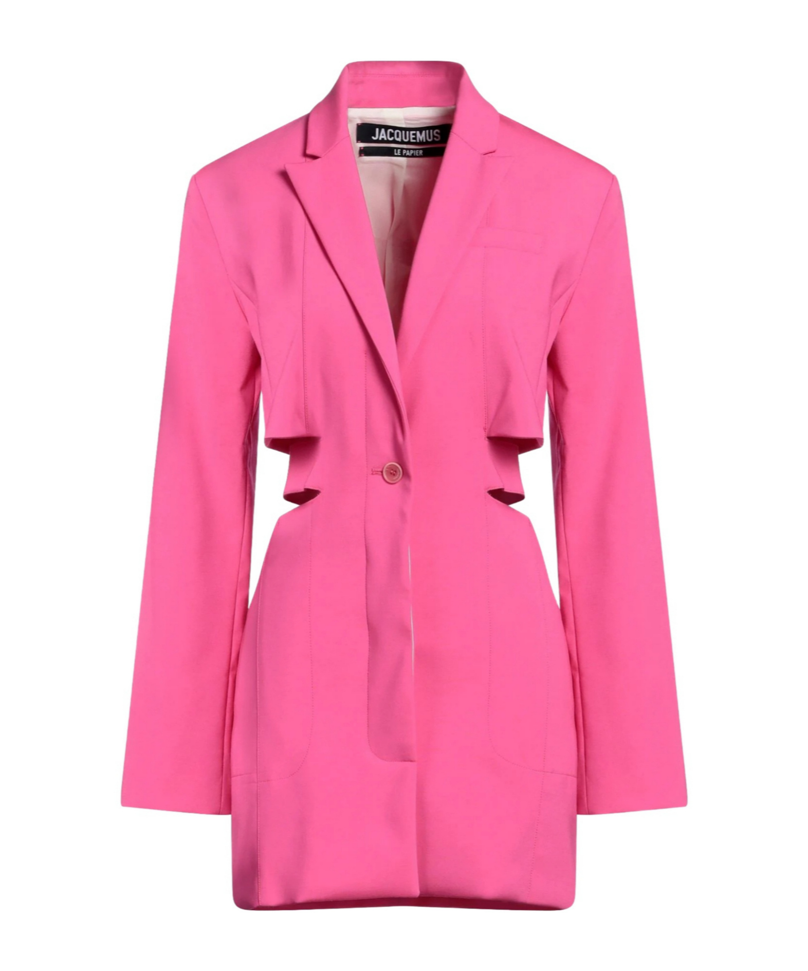 Jacquemus Minimalist Blazer Dress In Rose Red