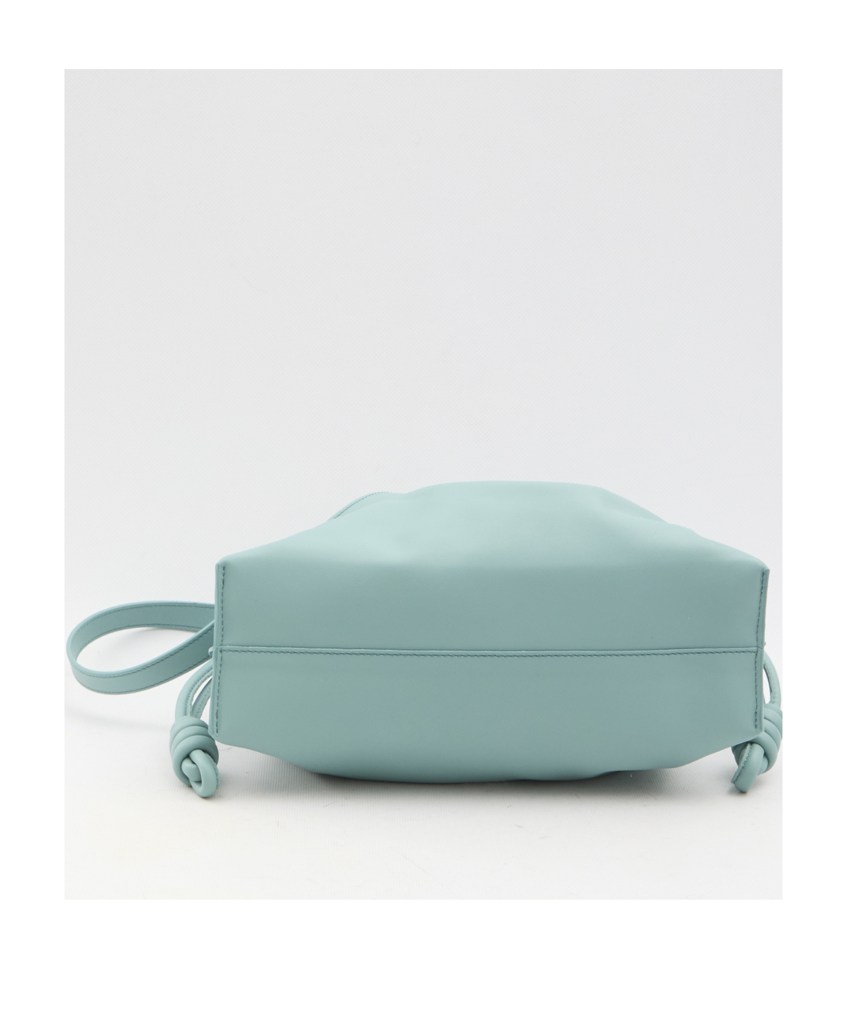 Loewe Medium Flamenco Clutch In Nappa Calfskin In Green