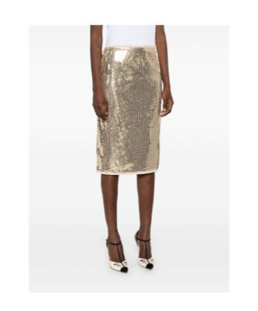 Prada Straight Skirt In Yellow