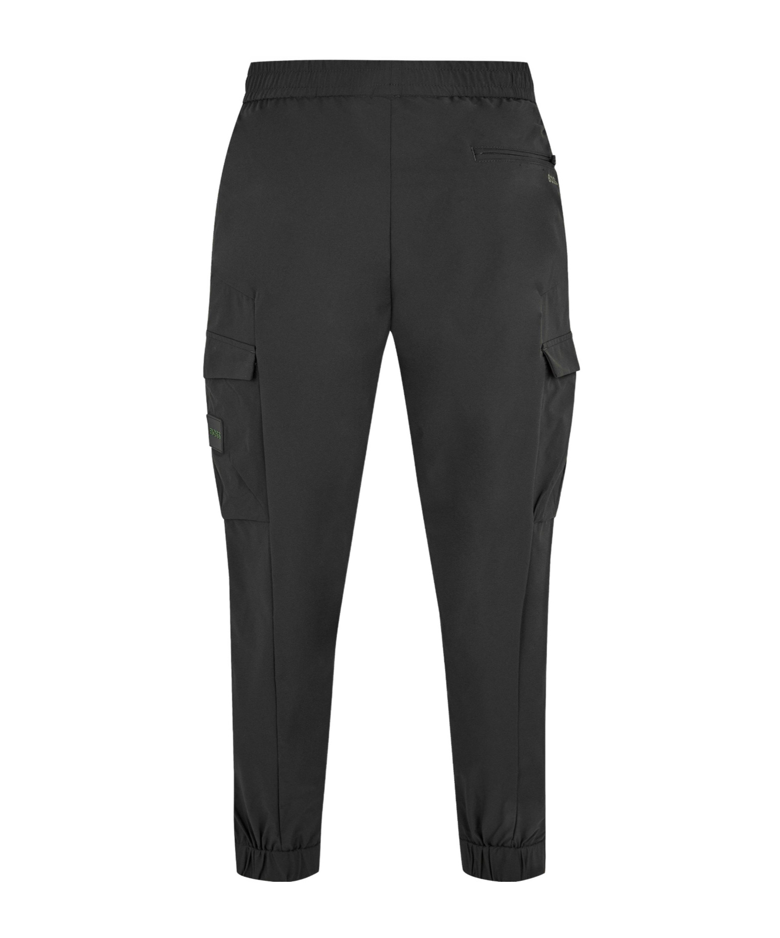 Hugo Boss Drawstring Cargo Jogger Pants In Black