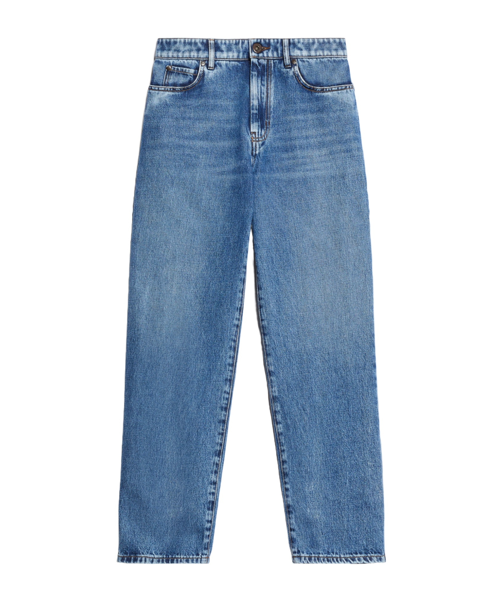 Weekend Max Mara Belt-loop Jeans In Blue