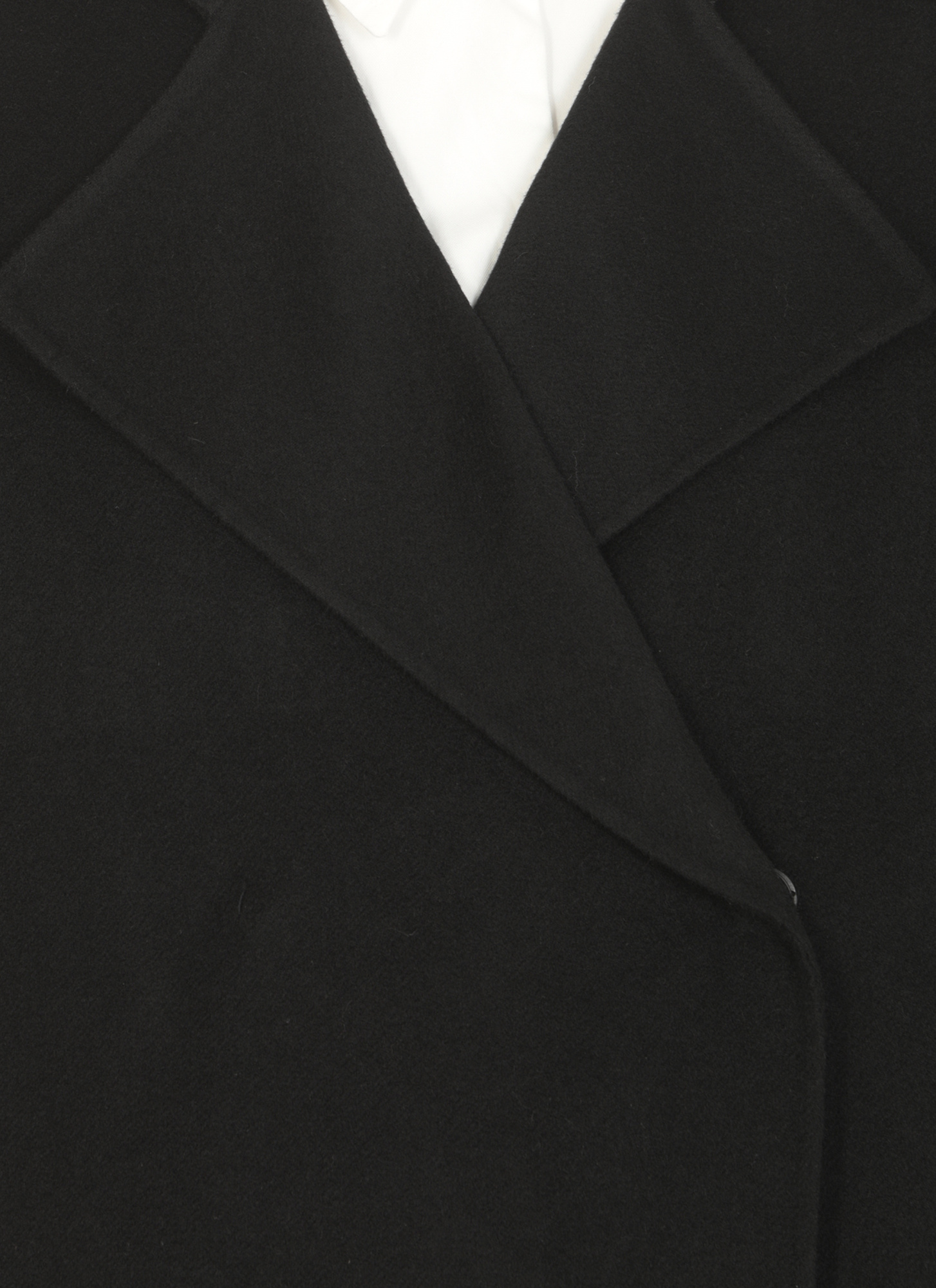 Max Mara Long-sleeved Coat In Black