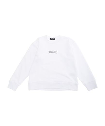 Dsquared2 Round-neck Sweater In White