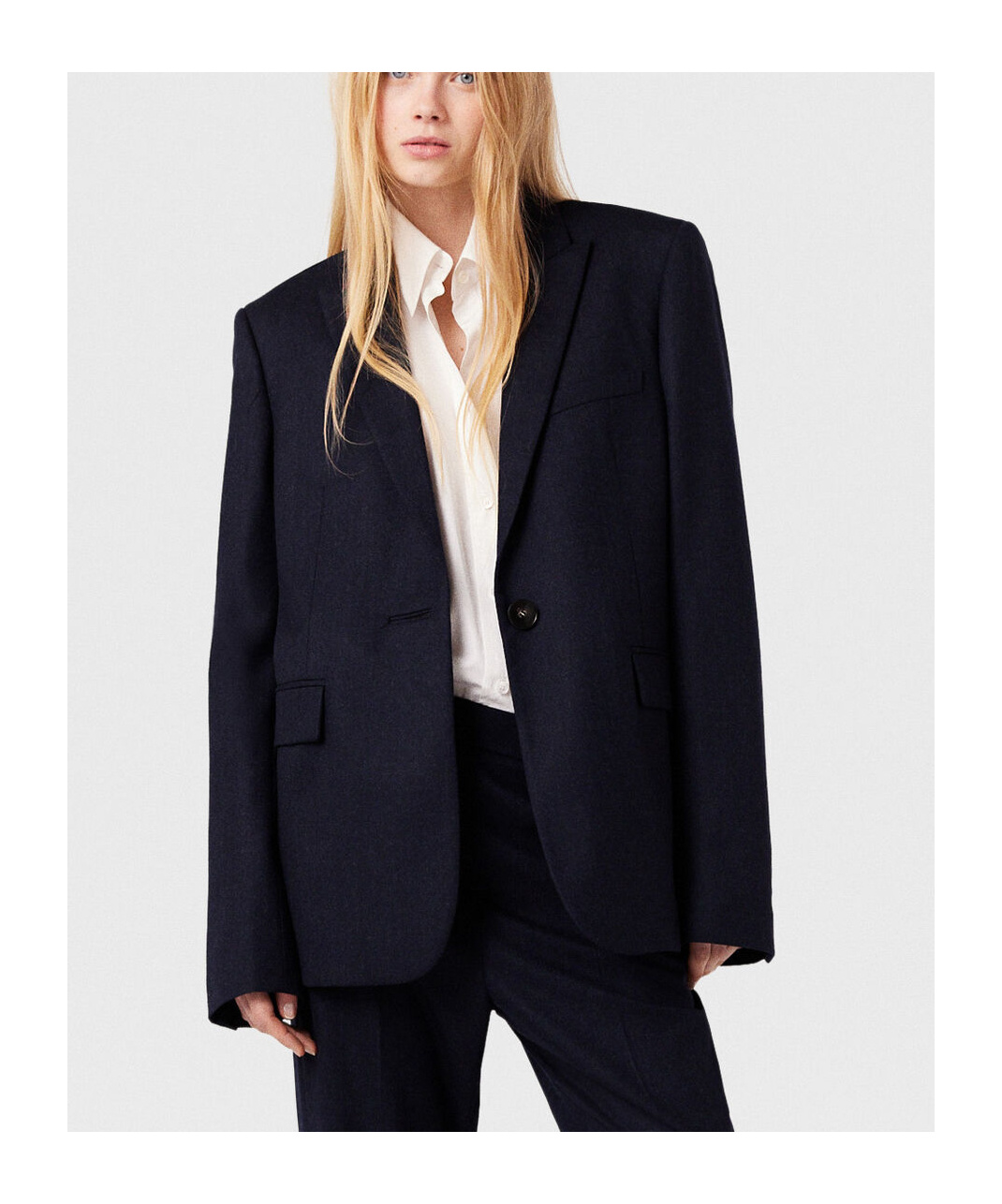 Stella Mccartney Single-breasted Tailored Blazer In Black