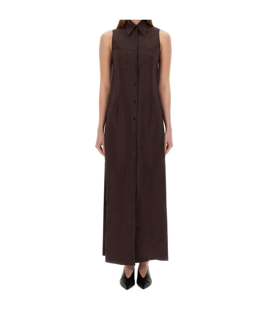 Shop Alysi Canvas Chemisier Maxi Dress