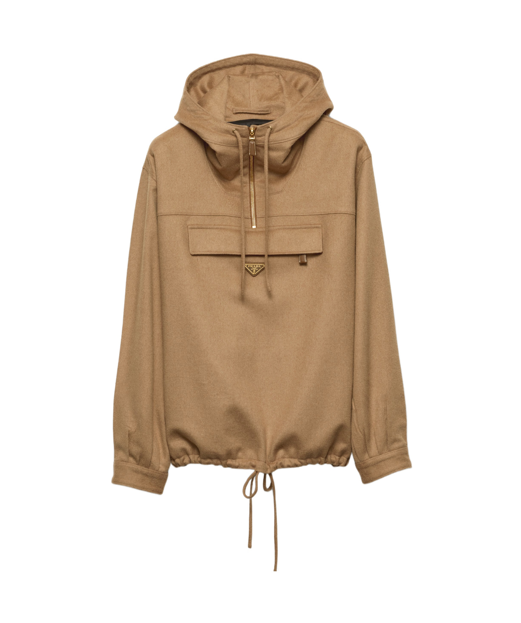 【プラダ・PRADA】Camel-hair anorak Prada Camel Hair Anorak In Brown | ModeSens