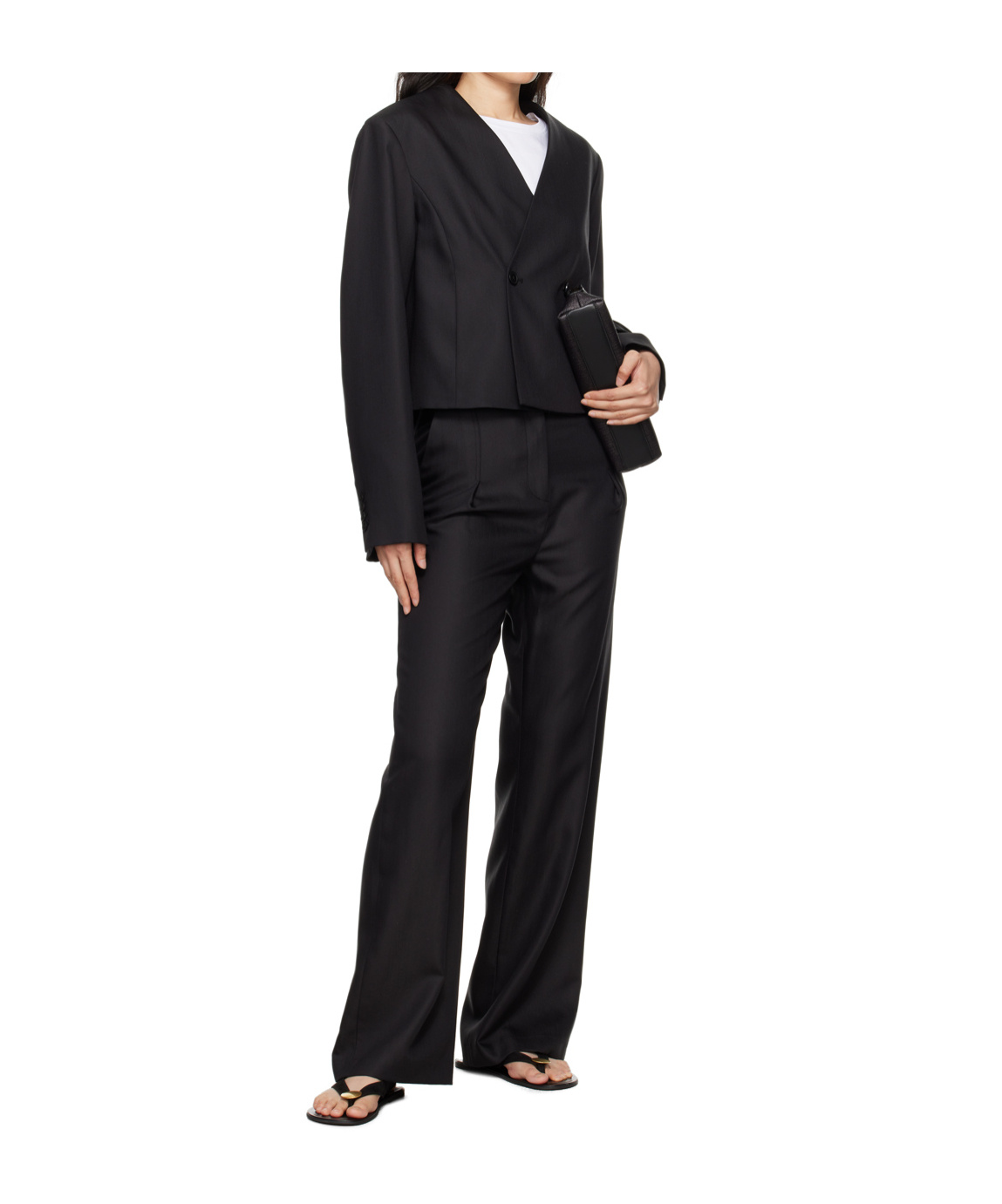 Loulou Studio Twill Casual Pants