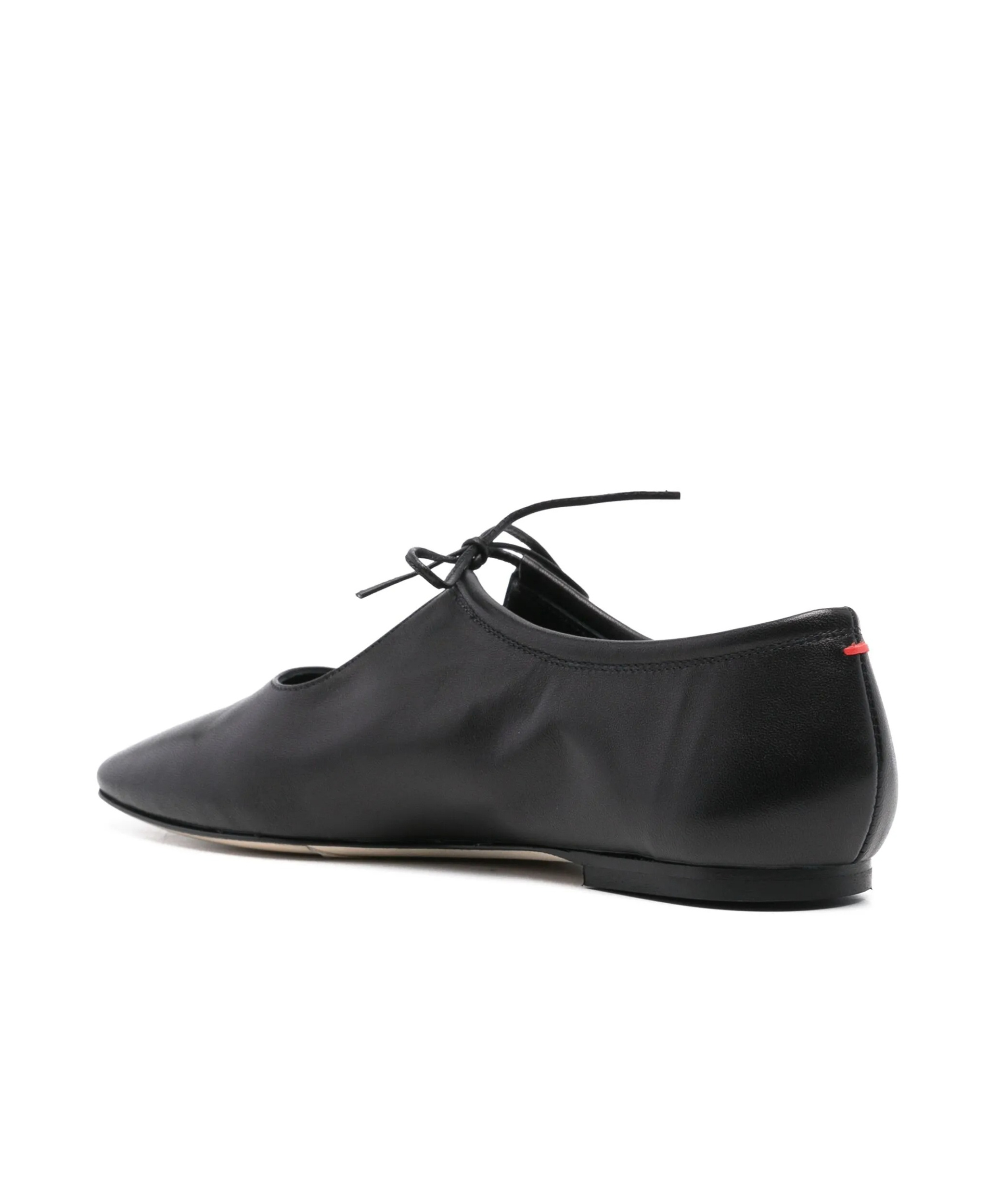 Aeyde Square-toed Ballet Shoes In Black