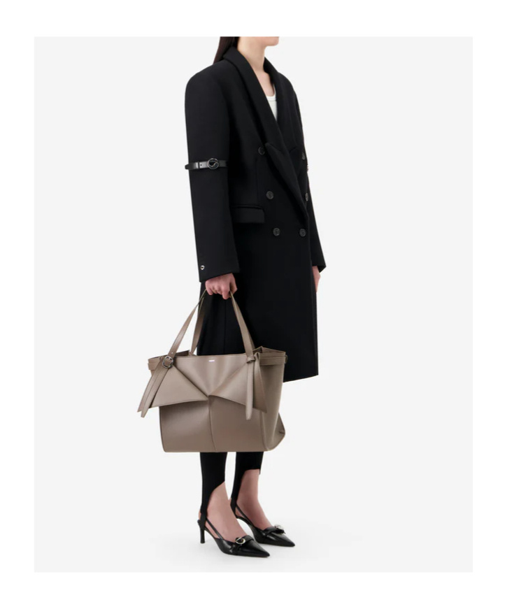 Coperni Double-breasted Coat In Black