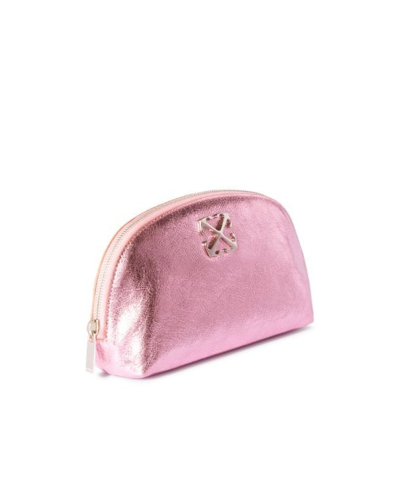 Off-white Arcade Makeup Bag In Pink