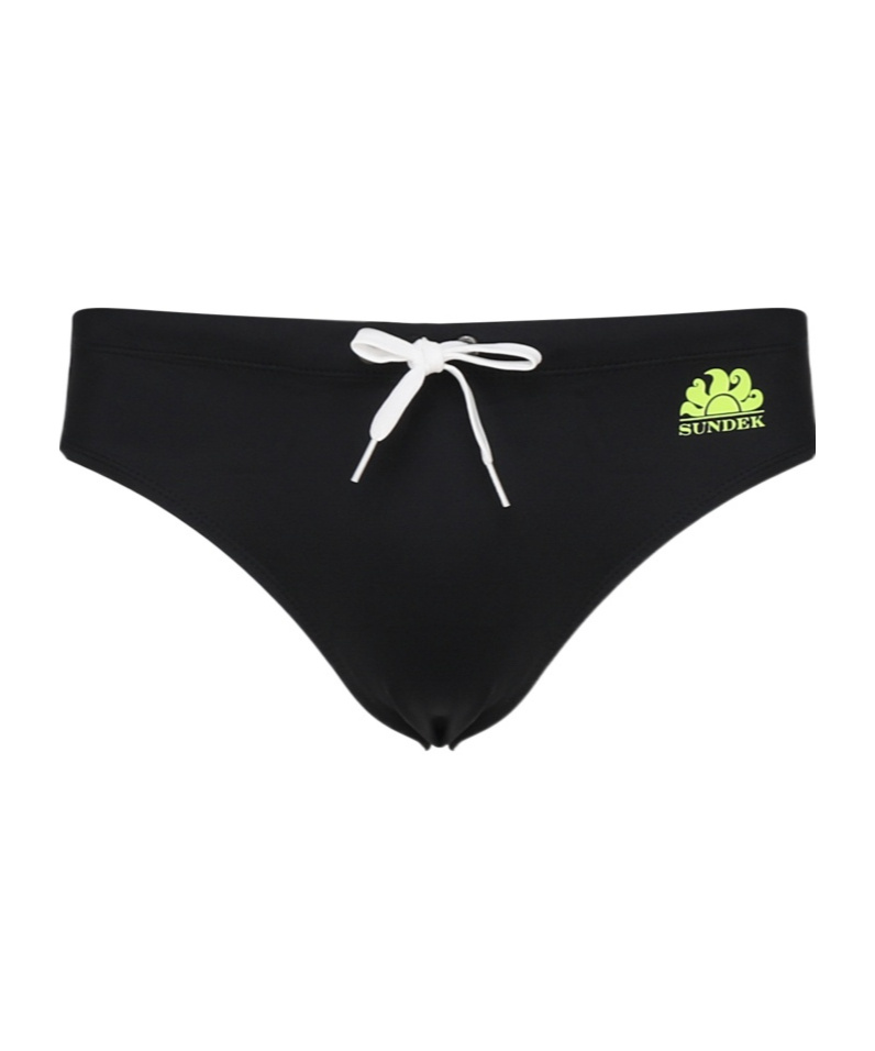 Sundek Elastic Waist Briefs In Black
