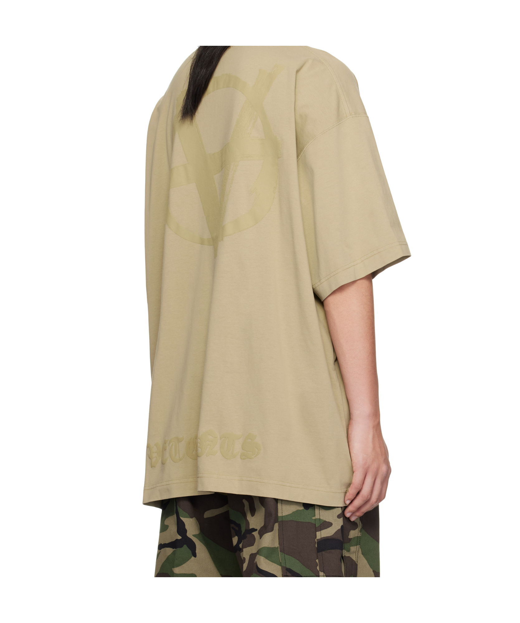 Vetements Short Sleeve T-shirt In Nude