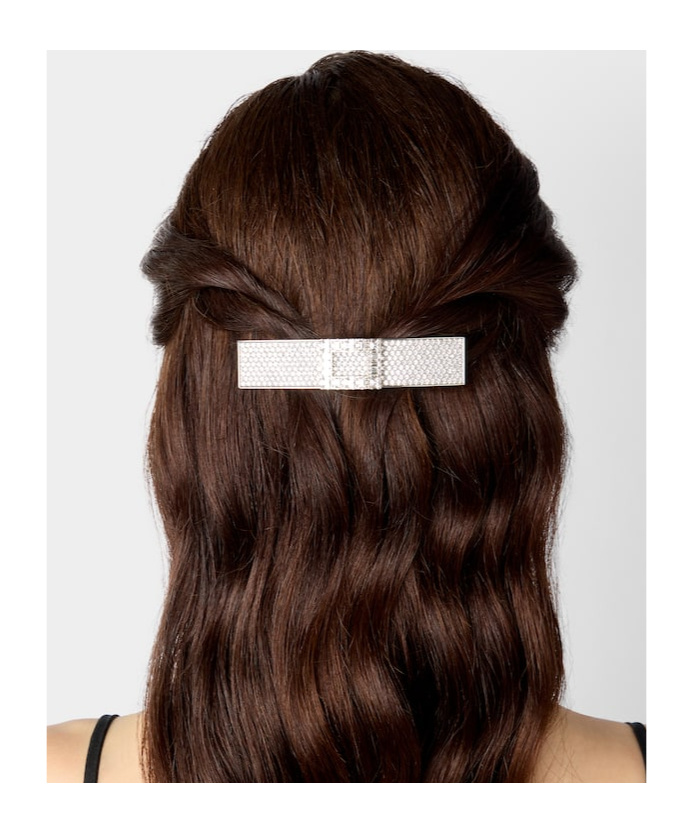 Roger Vivier Très Vivier Hair Clip In White