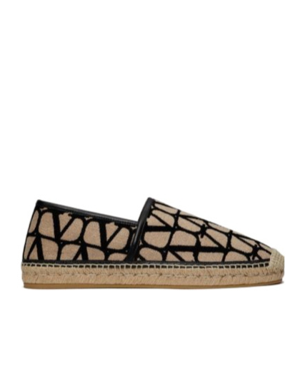 VALENTINO GARAVANI VALENTINO	MONOGRAM JACQUARD SLIP-ON ESPADRILLAS