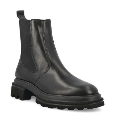 Hogan Woman Ankle Boots Black Size 7 Leather In Black