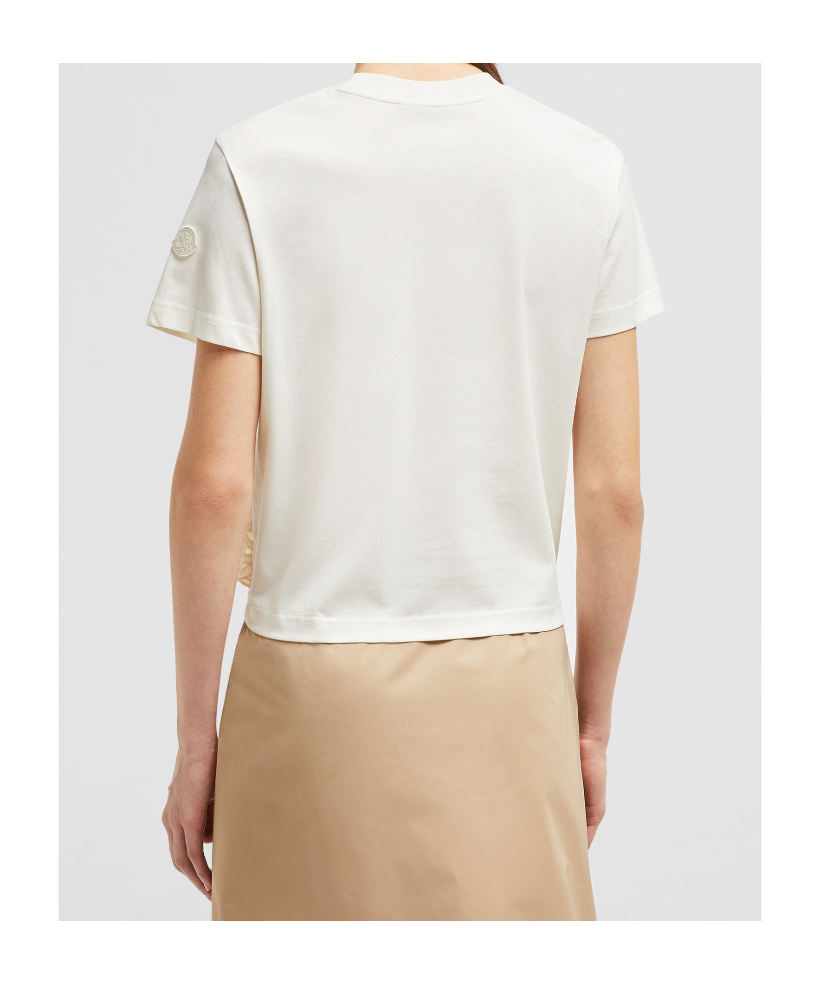 Moncler Item O-neck Short-sleeved T-shirt In White