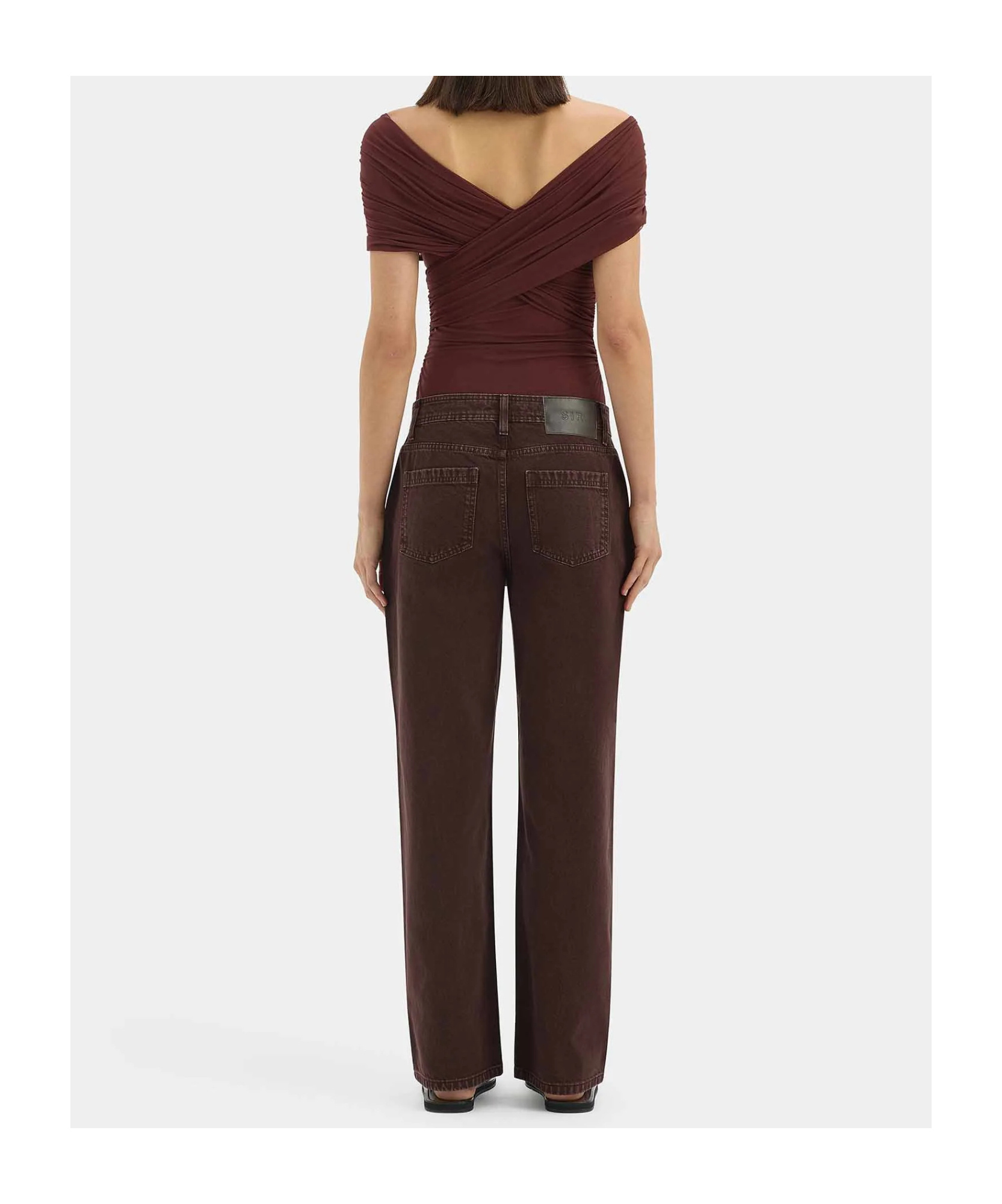 Sir Jacques Bodysuit In Burgundy